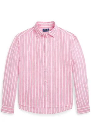 Ralph Lauren Custom Fit Striped Oxford Shirt Juniors