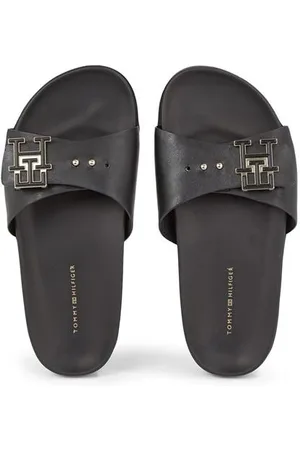 Tommy Hilfiger Leather Slides