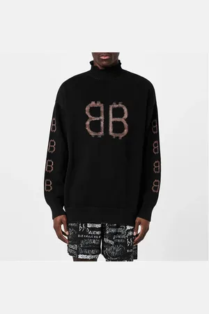 Balenciaga Crypto Bb-Print Hoodie