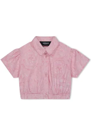 VERSACE Embroidered Barocco Shirt Infants