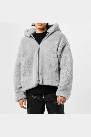 Cole Buxton Cb Hooded Shearling Jacket