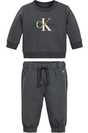 Calvin Klein MONOGRAM CN SWEATSHIRT SET