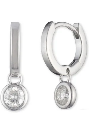Ralph Lauren Crystal Drop Huggie Earrings