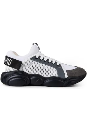 Moschino Mesh Teddy Low Top Trainers