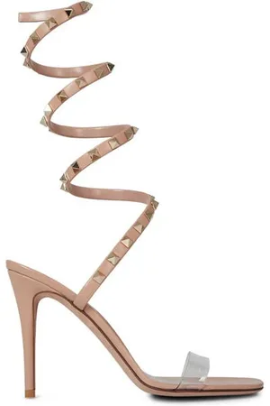 VALENTINO GARAVANI Rockstud Wrap Around Heels