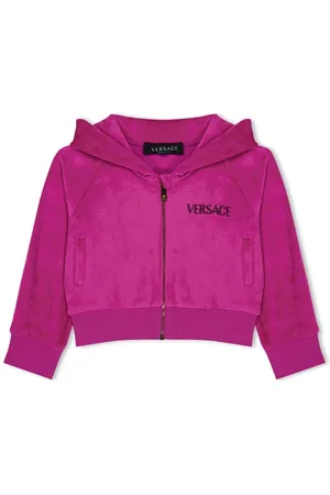 VERSACE Velour Hoodie Junior Girls