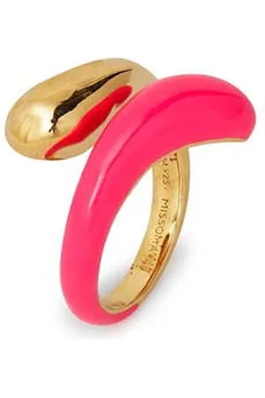 Missoma Squiggle Enamel Crossover Ring