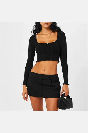 Alexander Wang Ribbed Crop Top