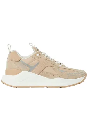 Burberry Panelled Lace-Up Suede Sneaker