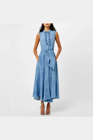 Giambattista Valli Denim Midi Dress