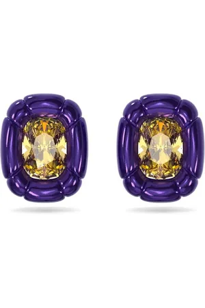 Swarovski Dulcis clip earrings, Cushion cut