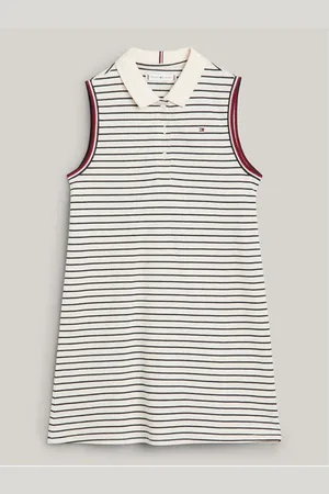 Tommy Hilfiger Stripe Sleeveless Polo Dress Juniors