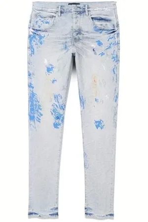 Purple Brand Mid Rise Slim Leg Jeans