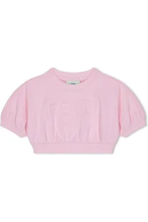 Fendi Cropped Logo Sweatshirt Juniors
