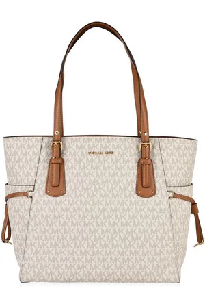 Michael Kors Grained Leather Voyager Tote Bag