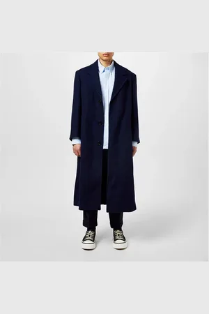 Ami Wool-Blend Oversized Coat