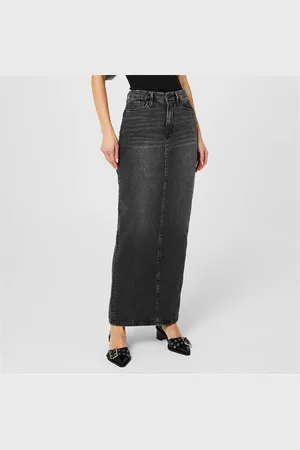 GOOD AMERICAN Denim Maxi Skirt