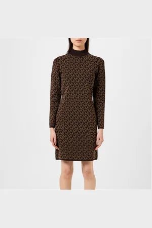Michael Kors Logo Jacquard Dress