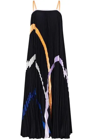 Emporio Armani Pleat Midi Dress