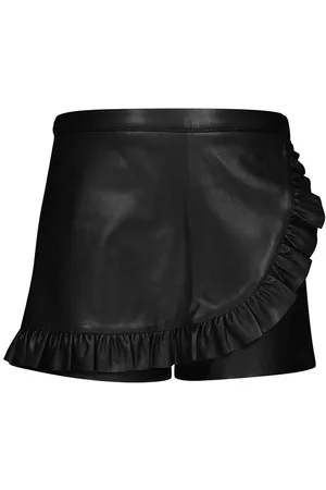 Serafini Ruffled Asymmetrical Shorts Juniors