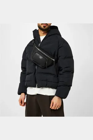 Emporio Armani Regenerated Saffiano Leather Belt Bag