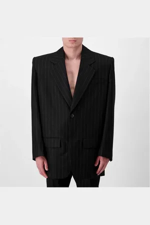 Saint Laurent Oversized Pinstripe Blazer
