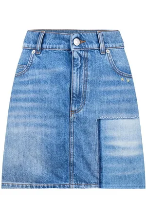 Marni Mini Patch Denim Skirt