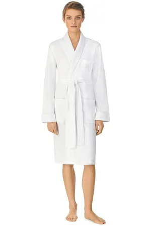 Ralph Lauren Quilted Collar Cotton Robe