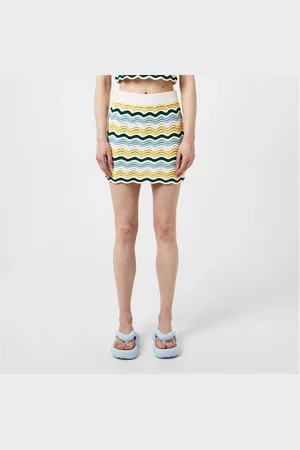 Casablanca Boucle Wave Skirt