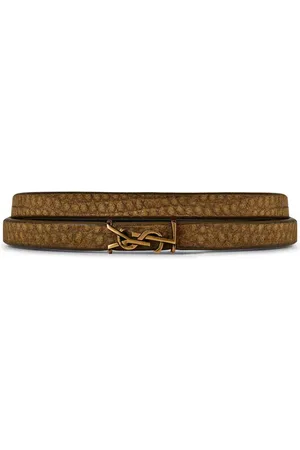 Saint Laurent Cassandre Double-Wrap Bracelet