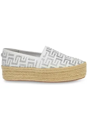 Steve Madden Monogram-jacquard platform espadrilles