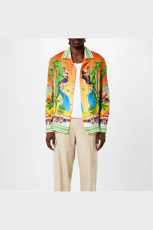Casablanca Printed Linen Shirt