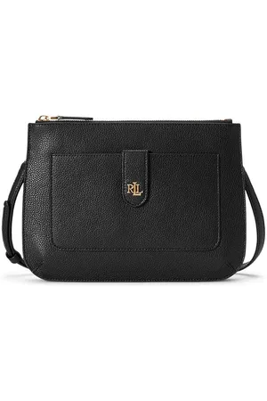 Ralph Lauren Pebbled Leather Medium Jamey Crossbody