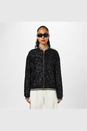 Palm Angels Soiree Sequined Bomber Jacket