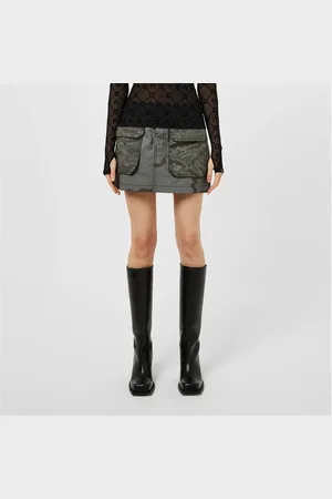 Marine Serre Regenerated Camo Mini Skirt