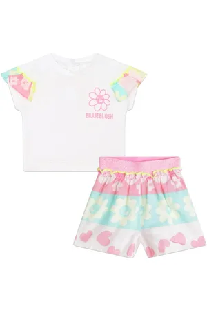 Billieblush Floral Frilled T-Shirt and Shorts Set Infants