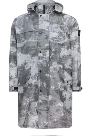 Stone Island Concealed Hood Fishtail Parka