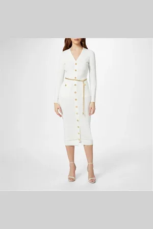 Michael Kors Belted Midi Dress