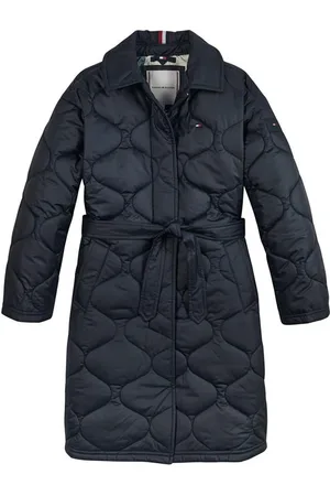 Tommy Hilfiger Quilted Long Trench Coat Junior