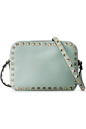 VALENTINO GARAVANI Rockstud Grained Leather Crossbody Bag