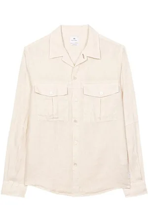 Paul Smith Linen Utility Long Sleeve Shirt