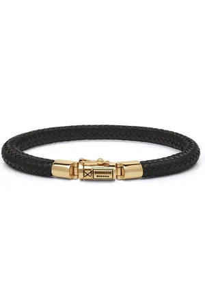 Buddha to Buddha Bennett Leather Bracelet Yg 14kt