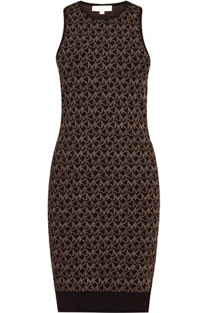 Michael Kors Monogram Tank Midi Dress