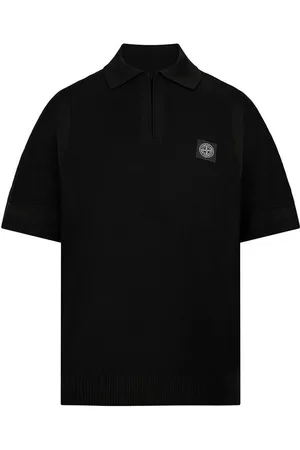 Stone Island Micro Knit Short Sleeve Polo Shirt