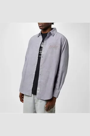 ARIES Overdyed Oxford Stripe Shirt