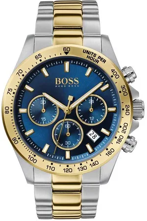 HUGO BOSS Gents Hero Dial Two-Tone Bracelet Watch