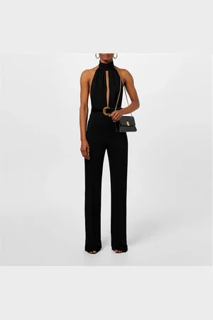Tom Ford Halterneck Jumpsuit With Leather Belt