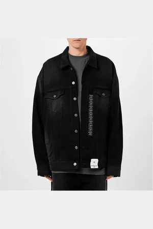 Balenciaga Size Sticker Denim Jacket