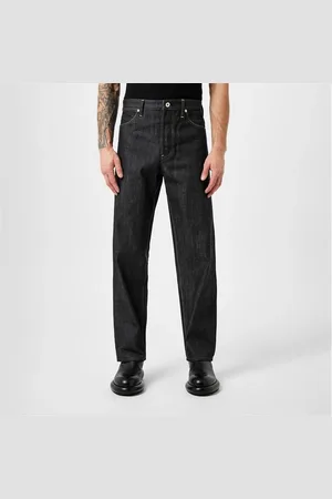 Jil Sander Logo Patch Denim Jeans