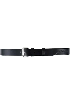 Ralph Lauren Logo Patch Leather Belt